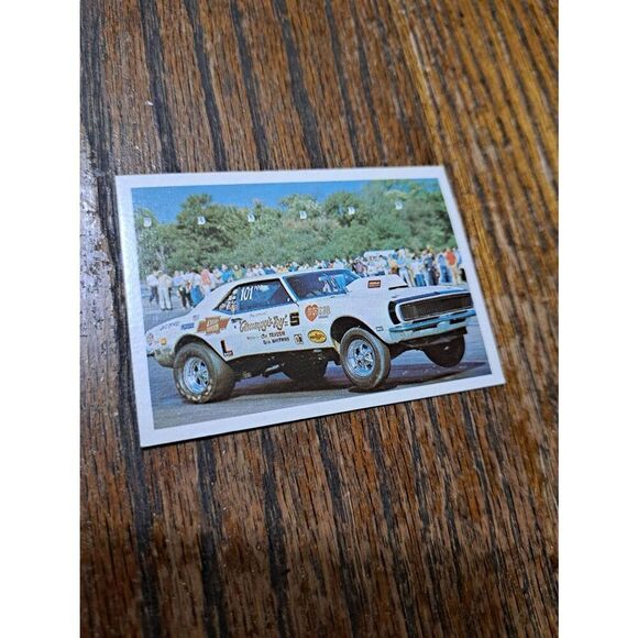 Fleer Other - 1971 Bill Jenkin Grumpys Toy 1969 Camaro Super Stock AHRA Fleer Drag Champs Card